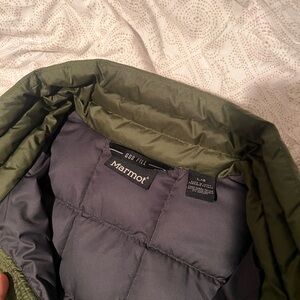 Marmot Green Puffer Vest